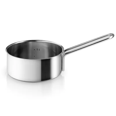 Produktbild von Eva Trio 202413 Kasserolle, Edelstahl, 16 cm Durchmesser, Induktionsherd-geeignet