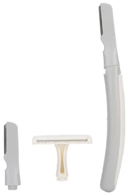 Image de Kit multifonction 2-en-1 : tondeuse à sourcils portable, rasoir pour cheveux et outil de coupe pour sourcils