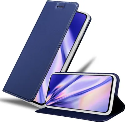 Immagine prodotto di Cadorabo custodia per cellulare per Samsung Galaxy A90 5G custodia protettiva in blu Cover Etui Book Case Booklet