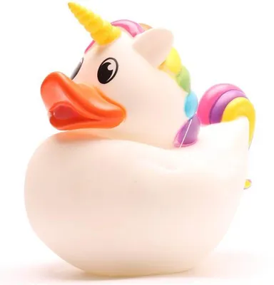 Produktbild von Badeente Einhorn XL Vinyl 15 cm