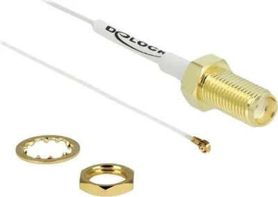 Obrázok produktu pre DeLOCK 89052, 0,2 m, SMA, MHF 4, Biela