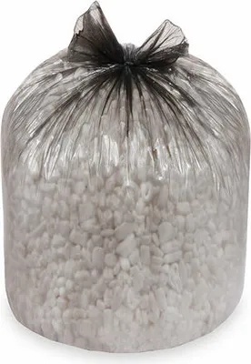 Produktbild von 200x Mülleimerbeutel Müllbeutel 30 Liter 50 x 60 cm 'M' schwarz