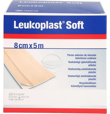 Obrázek produktu pro Leukoplast Měkká sádra 8 cm x 5 m role, 1 ks PFL