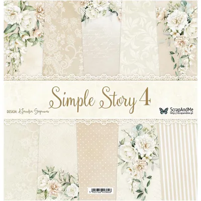 Zdjęcie produktu dla Zestaw papierów do scrapbookingu 30x30 - ScrapAndMe - Simple Story 4