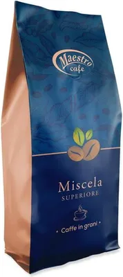 Obrázek produktu pro Maestro SUPERIOR BLEND 1kg zrnkové kávy [80% Arabica 20% Robusta]