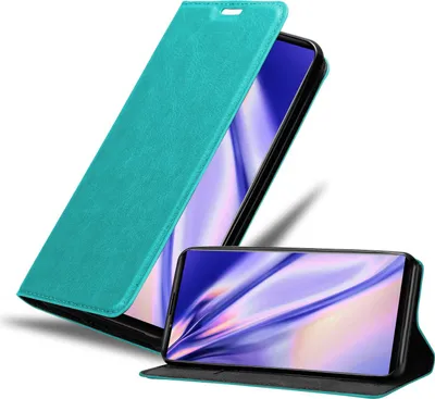 Produktbild von Cadorabo Hülle für Sony Xperia 1 III Schutz Hülle in Türkis Handyhülle Etui Case Cover Magnetverschluss