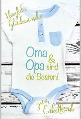 Produktbild von Geburt  Baby  Freudiges Ereignis - Glückwunschkarte im Format 11,5