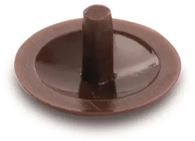 Produktbild von Zierkappen, Zapfen Ø2,4mm, Ø12mm, RAL9010, weiß, 500 St.
