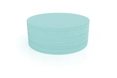Produktbild von magnetoplan Kommunikationskarten rund blau, 500 Stk., Ø 190 mm