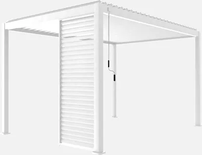 Immagine prodotto di Persiana 1m in alluminio per pergola biocllimatica, Bianco