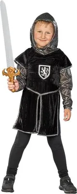 Produktbild von Kinderkostüm - Schwarzer Ritter - Gr. 110 - 116 cm