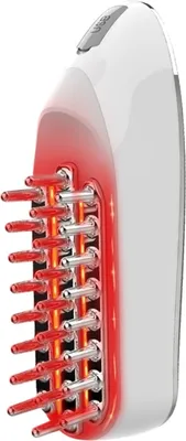 Produktbild von Mikrostrom-Kopfhautmassagegerät, elektrische Kopfhautmassagebürste, USB-Aufladung, Haarmassagebürste, Kopfkratzer, elektrischer Haaröl-Applikator, multifunktionaler Pflegekamm, Ölspender für Haare