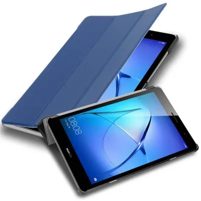 Image de Cadorabo Housse pour Huawei MediaPad T3 8 (8.0 pouces) Tablet Housse en bleu Housse de protection Etui Case Case Cover