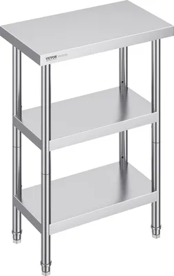 Zdjęcie produktu dla Stół Roboczy ze Stali Nierdzewnej 86x61x35cm