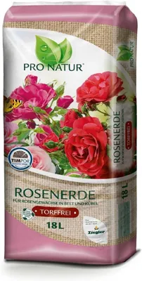 Produktbild von Pro Natur Rosenerde Kultursubstrat, torffrei, 18 Liter