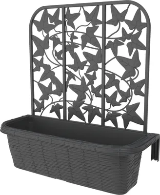 Produktbild von BAMA Truhe Rondine Balcony, 2 Stück, anthrazit