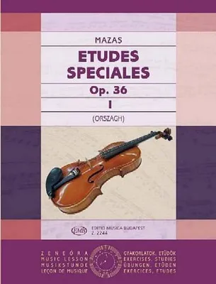 Produktbild von MAZAS: Etudes Op.36 Vol.1 Violin (Orsza