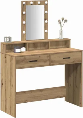 Produktbild von vidaXL Schminktisch Braun 100 x 41 x 140 cm Holzwerkstoff