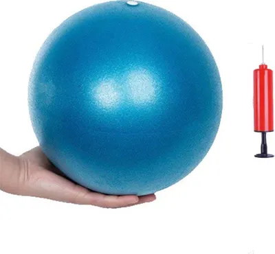 Produktbild von Gymnastikball, Yoga Ball, PVC Pilates Ball, Kleiner übungsball, Rutschfester und Rleichter Soft Fitness Yoga Ball, Dicker Anti-Burst