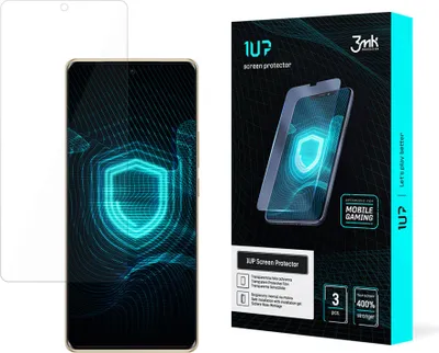 Produktbild von 3mk Display Schutzfolie 1UP für Infinix Note 40 Pro+ transparent Gaming (3 Stück)