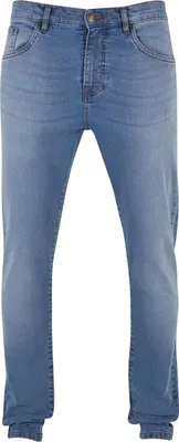 Imagen del producto de Pantalones vaqueros para hombre Urban Classics, modelo Heavy Ounce Slim Fit, color azul claro lavado, talla 32