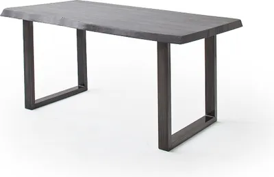 Produktbild von Baumkantentisch >Calabria< in Akazie grau / antik  - 220x79,5x100 (BxHxT)
