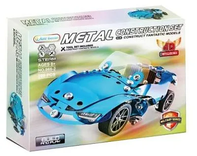 Produktbild von Metallbaukasten Rennauto 208 Teile