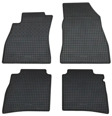 Gummifußmatten Set 4-teilig für Nissan Pulsar C13 (2014-), schwarz