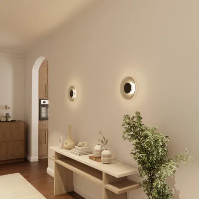 Produktbild von LUMIÈRE Design Wandleuchte 'Asol' LED Glas modern Wohnzimmer Schwarz