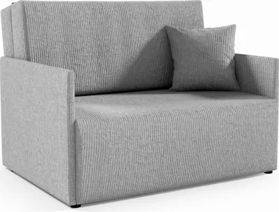 Zdjęcie produktu dla LIKMA Sofa 2 osobowa Olita 117 cm z Funkcją Spania, Pojemnikiem na Pościel, Sofa w Tkaninie Anafi 2