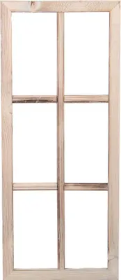 Produktbild von UNUS Deko Fenster aus Holz, Fensterrahmen im Vintage Design 76 x 32 x 2 cm