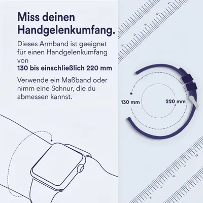 Produktbild von Garmin UltraFit-Armband 22mm Nylon Granitblau, KI-generiertes Bild