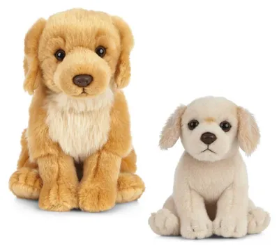 Image de Living Nature : Peluche représentant un chien et un chiot