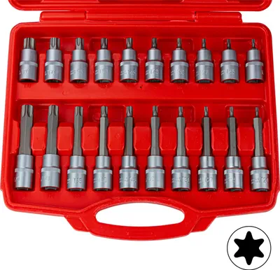 Stecknüsse Innensechsrund lang-kurz 32tlg. Stecknuss Set 1-2 Zoll im Koffer Steckschlüssel Innen Sechs Rund Torx E-Profil Systemkoffer Motoren Fertigung Werkstatt 926306 22932 4031765229326 Stabilo-Fachmarkt.de Dema