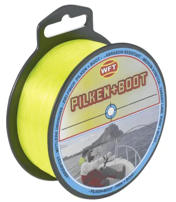Produktbild von WFT Zielfisch Pilken & Boot 250m 0,40mm 11,8kg gelb - Angelschnur