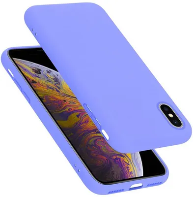 Produktbild von Cadorabo Schutzhülle für Apple iPhone X / XS Hülle in Lila Handyhülle Case Cover TPU Etui