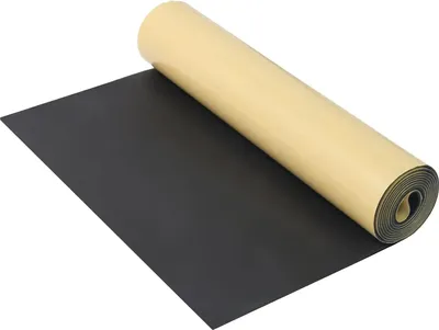 Image de Plaque de mousse autocollante - matériau d'isolation multifonctionnel - 1 pièce - néoprène - 300 mm x 1,5 mm x 1,5 m