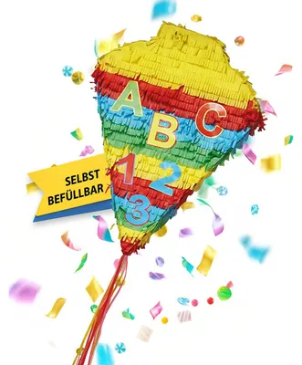 Produktbild von Pinata Schultüte für die Einschulung Erstklässler