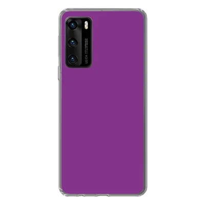 Obrázok produktu pre Kryt mobilného telefónu pre Huawei P40 Fialová - Farby - Dizajn - Vzor Silikónové mäkké puzdro