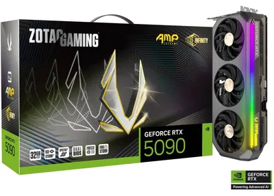 Produktbild von ZOTAC GeForce RTX 5090 AMP Extreme INFINITY, Grafikkarte, (DLSS 4, 3x