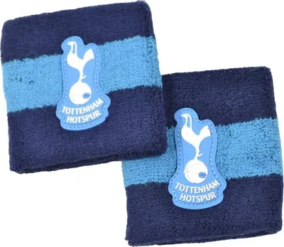 Produktbild von Tottenham Hotspur FC - Baumwolle Armband 2er-Pack Wappen für Herren/Damen Unisex BS3739 (Einheitsgröße) (Marineblau)