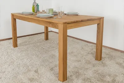 Produktbild von Esstisch Wooden Nature 416 Eiche massiv geölt - 160 x 90 cm (B x T)