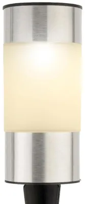 Produktbild von Decoris Solarstrahler - silber - 14 cm - Gartenbeleuchtung