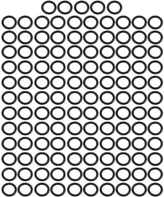 Immagine prodotto di O-ring in gomma, diametro esterno 8 mm, diametro interno 5,6 mm, larghezza 1,2 mm, impermeabili