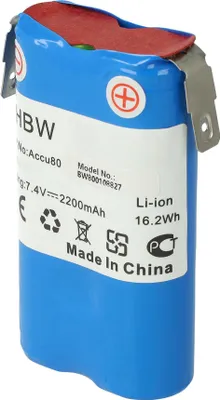 Produktbild von vhbw Akku kompatibel mit Gardena Accu80 8803, Accu80 8824 Grasschere, Strauchschere Heckenschere Gartengeräte (2200mAh 7,2V Li-Ion)