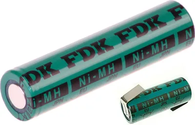 Produktbild von FDK Akku 4/3 AU 1,2V 4000mAh HR4/3AU 17mm x 67,5 mm Lötfahne Z