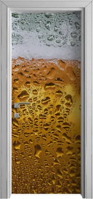 Produktbild von Tür Selbstklebende 80x210 cm Türfolie Türtapete Klebefolie - Glas Bier