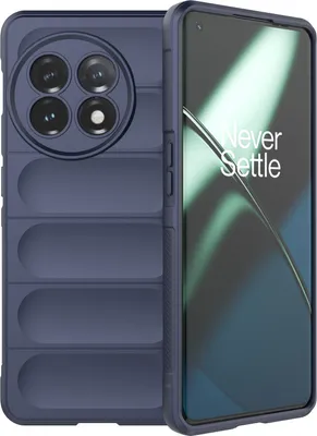 Produktbild von OnePlus 11 Hülle, Weich TPU Silikon Stossfest Anti-rutsch Schutzhülle für OnePlus 11 Dunkelblau