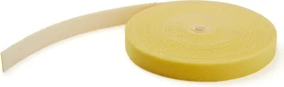 Produktbild von StarTech.com 7,6 m Klettbandrolle - Wiederverwendbare Zuschneidbare Klettkabelbinder - Industrielle Klettverschluss Rolle / Klettband Rolle - Klettbänder für Kabelmanagement - Gelb