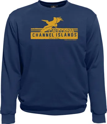 Produktbild von Übergrößen Sweatshirt AHORN SPORTSWEAR Channel Island orange Alpine Blue 4XL